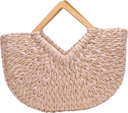 Kehlani Glitter Straw Tote