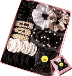 Pearl Hair Accessories Set - Scrunchies, Hair Ties, Clips for Women and Girls, Fashion Accessories for Thick and Curly Hair, 1016PCS