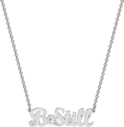 ARHTF Be Still And Know That I am God Bible Verse Ring 14k Gold-plated Stainless Steel Open Rings Purity Rings Christian Jewelry Gifts for Women Faith Psalm 46 Silver be still necklace