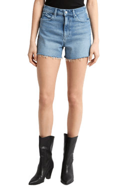 PAIGE Dani Ultra High Waist Cutoff Denim Shorts