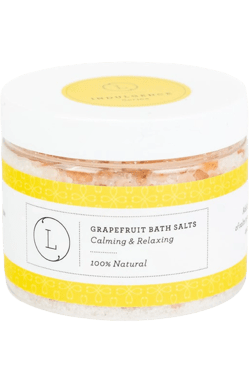 Lizush Grapefruit Natural Bath Salt Soak with Dead Sea, Epsom and Himalayan Salts