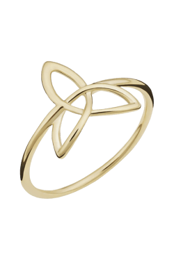 Oradina 14K SolidGold Celtic Knot Ring