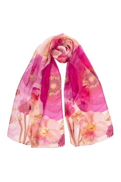 Elizabetta Campo de' Fiori - Long Sheer Silk Scarf for Women
