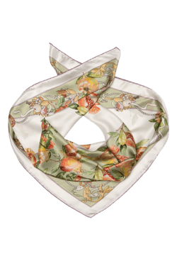 Elizabetta Melograno - Hand Rolled Silk Foulard for Women