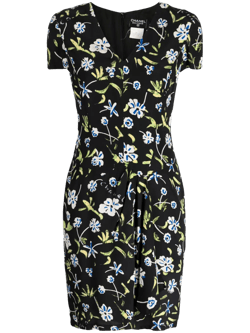 1997 floral-print silk minidress