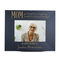 Personalized "Mom Without You..." Mother Memorial Picture Frame