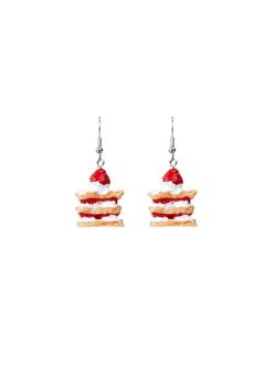 STRAWBERRY CAKE DROP EARRINGS