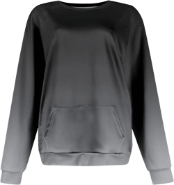 Women Crewneck Sweatshirts Casual Raglan Long Sleeve Shirts Loose Comfy Pullover Top Trendy Fall Clothes with Pocket B-black Large