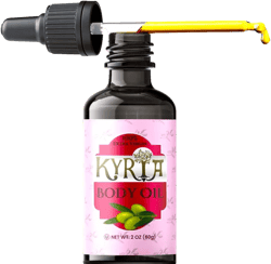 Kyria Greek Extra Virgin Olive Oil For Skin Care - Body Oil - Unrefined Cleansing Oil - Vitamin E - Face Moisturizer For Women - Active Skin Repair - 100% Pure cold pressed Greek Olive Oil - 2 FL OZ