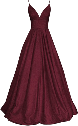 SHZHADK Prom Evening Dress Long for Women A Line Sexy Ball Gown Glitter Military V Neck Party Dress : Clothing, Shoes & Jewelry