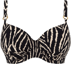 Fantasie Women's Silhouette Island Underwire Gathered Full Cup Bikini Top