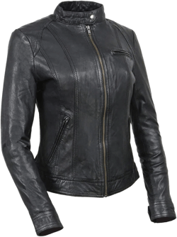 Milwaukee Leather Women's Premium Leather Casual Fashion Jackets SFL 4X-Large Sfl2811-black