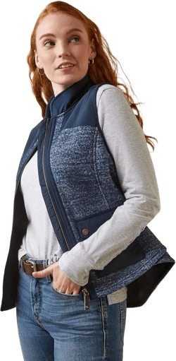 Ariat Women's Millbrae Vest X-Small Navy