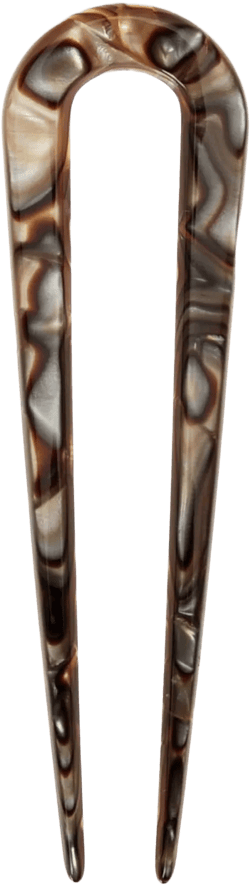 France Luxe Classic Skinny Flex Chignon Hair Pin - Onyx (1 Count, Adult Women)