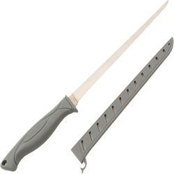 Smith’s 9” Lawaia Flex Fillet Knife | 400 Series Stainless Steel Blade | Non-Slip Grip Handle | Protective Sheath | Straight Back Fillet Knife | Salmon, Tuna | Fishing & Hunting Knife
