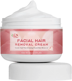 Facial Depilatory Cream, Peach Facial Hair Removal Cream for Women for Upper Lip and Chin for Sensitive Skin, Gentle and Non-irritating 1.76 FL.OZ