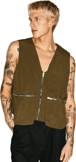 Elysian Utility Cargo Vest  |  Olive