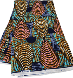Multicolor Ankara Print Fabric