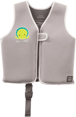 bblüv Näj Toddler Life Jacket - Neoprene Swim Vest for Boys and Girls, with Wetsuit Warmth, SPF Protection, and Removable Baby Swimming Float Pads