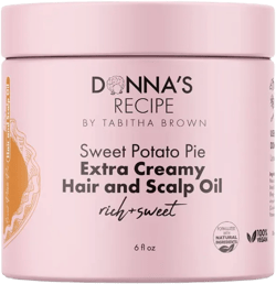 Donna's Recipe by Tabitha Brown Hair & Scalp Oil (LOC System) Sweet Potato Pie Extra Creamy