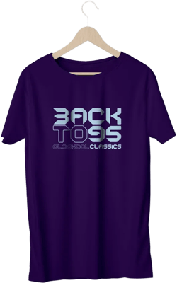 BackTo95 Logo Tee - Purple