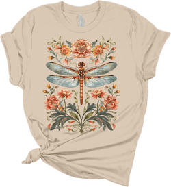 Women Vintage Boho Shirt Tree of Life Flower Tops Watercolor Graphic Tees Casual Short Sleeve Summer T Shirts Small Zb - Soft Cream