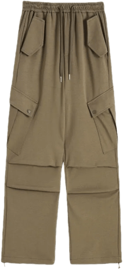 Palazzo Pants Sweatpants Women Loose Casual Retro Sports Wide-Leg Pants