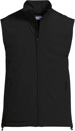 Lands' End Men's Non-Quilted Insulated Commuter Vest - X Large - Black