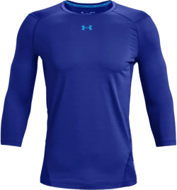 Under Armour Men's Isochill 3/4 Sleeve Shirt Medium (400) Royal / / Electric Blue