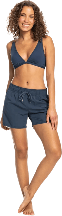 Roxy Women's Board Shorts 5" Inseam – Quick Dry Swim Shorts, Swimsuit Bottoms, Beach Shorts XX-Large Indigo
