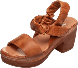 Antelope Women's Teela Leather Heel Sandals 7-7.5 Tan
