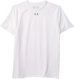 Under Armour Boys' Locker Tee Short-Sleeve T-Shirt Large White (100)/ Graphite
