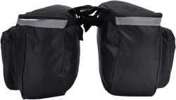 Bicycle Bag, Bike Baskets Bag 25L Waterproof Double Pannier Bag Storage Pouch Ultralight Cycling Wedge Pack for Road, Mountain