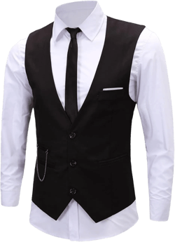 ERZTIAY Men's Formal Dress Vest Business Slim Fit Sleeveless Tuxedo Suit Vest Waistcoat at Amazon Men’s Clothing store
