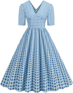 Women Notch Lapel 50S Vintage Short Sleeve Cocktail Swing Dress Polka Dot 1950S Rockabilly Prom Midi Dresses