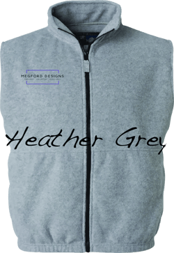 Fleece Full Zip Vest