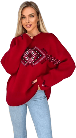 ukraine embroidery knitted sweater,ukrainian vysyvanka,embroidered wool sweater,Ukraine winter dress,embroidery geometric clothing
