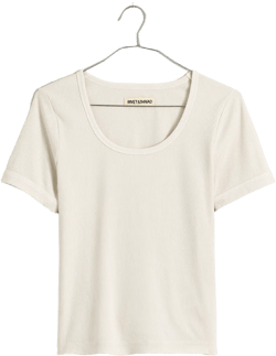 Rivet & Thread Ribbed U-Neck Tee