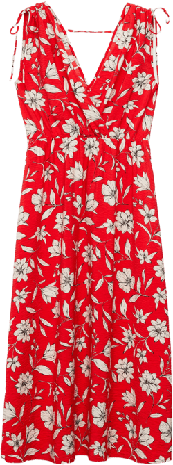 Long printed dress