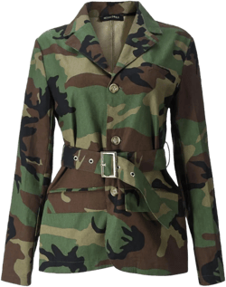 Women 2024 Fall Winter Oversized Camo Jean Blazer Jacket Long Sleeve Camouflage Denim Tops Fashion Trench Coats