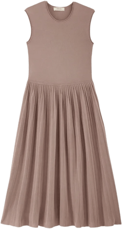 The Knit Pleated Dress