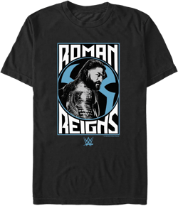 Men's WWE Roman Reigns Poster  Graphic Tee Black Large
