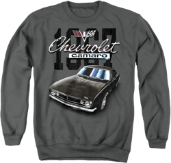 Chevrolet Classic Camaro Adult Crewneck Sweatshirt, Charcoal, X-Large