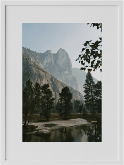 Yosemite Valley, Cook’s & Sentinel Meadows, California Wall Art, Fine Art Prints, Minimalist Wall Art Print, Modern Wall Decor, Nature Print