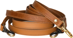 Calf Leather Purse Strap Replacement Five Eighth Inch Width  Universal Colors Lengths Hardware in Gold Silver Antique Brass