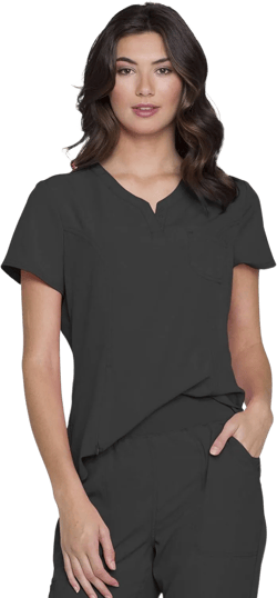 HeartSoul Break On Through Women Scrubs Top V-Neck HS710