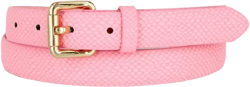 Women's Dress Belt or Studded Punk Dress Jean Belt, 1"(25mm) & 1-1/8"(30mm) wide Small (30"-32") Type-25mm Matte Pink