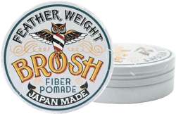 Feather Weight Fiber Pomade with Flexible Hold & Matte Texture, Weightless Water-Based Hair Styling Clay for Men, 4 Oz