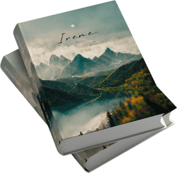 Realistic Landscape Designed Notebook, Mountain View Journal, Aesthetic Landscape Notebook, Personalized Gift For Him, Hardcover Notebook