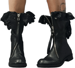 Gothic Black Women  Shoes, Extravagant Women Leather Boots, Gothic Boots, Steampunk Shoes, Leather Shoes, Leather Booties, Nonstandarddesign